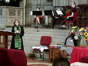 Rev Susan Flower Communion 2015